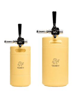 Big Kegerator 5L – Butter Yellow, Butter Yellow 2