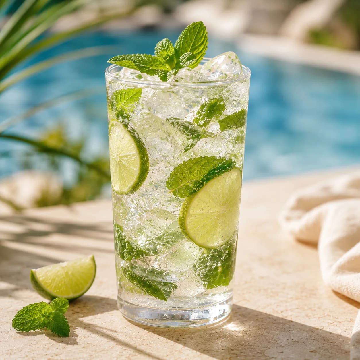 Mint Lime Spritz (Booze-Free)