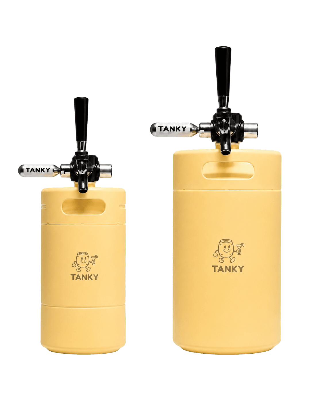 Big Kegerator 5L – Butter Yellow, Butter Yellow 2