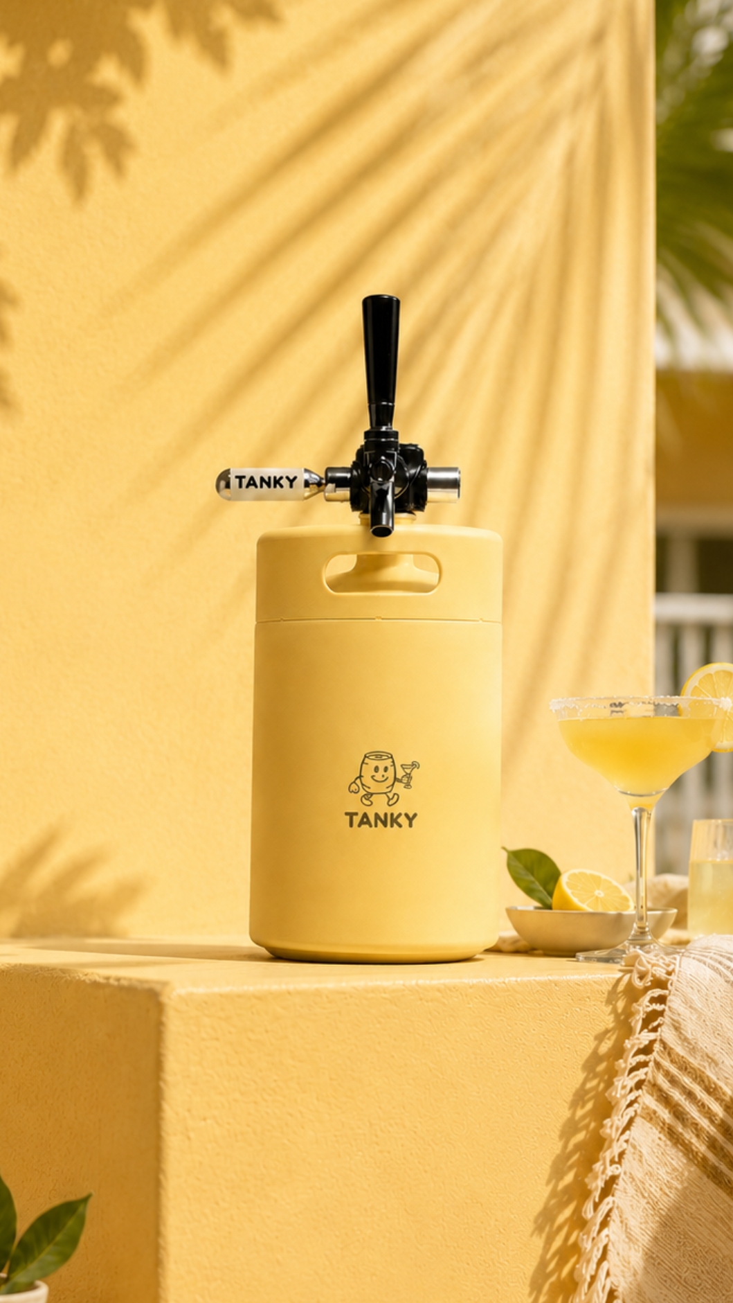 Tanky kegerator in the sun, coming to America